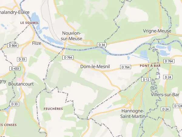 Plan de Dom-le-Mesnil
