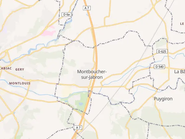 Plan de Montboucher-sur-Jabron