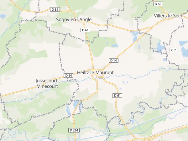 Plan de Heiltz-le-Maurupt