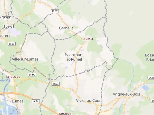 Plan de Issancourt-et-Rumel