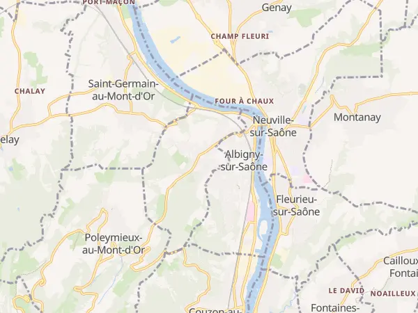 Plan de Curis-au-Mont-d’Or