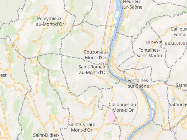 Plan de Saint-Romain-au-Mont-d’Or