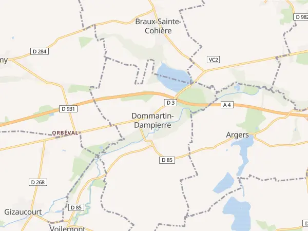 Plan de Dommartin-Dampierre