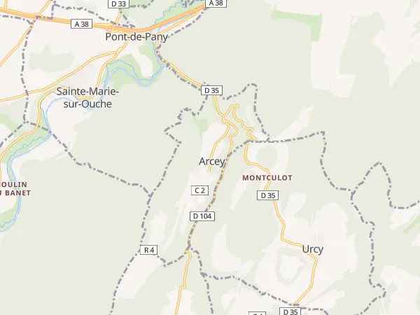 Plan de Arcey