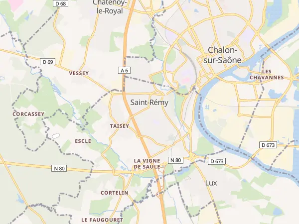 Plan de Saint-Rémy