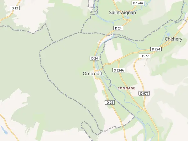 Plan de Omicourt