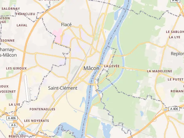 Plan de Mâcon