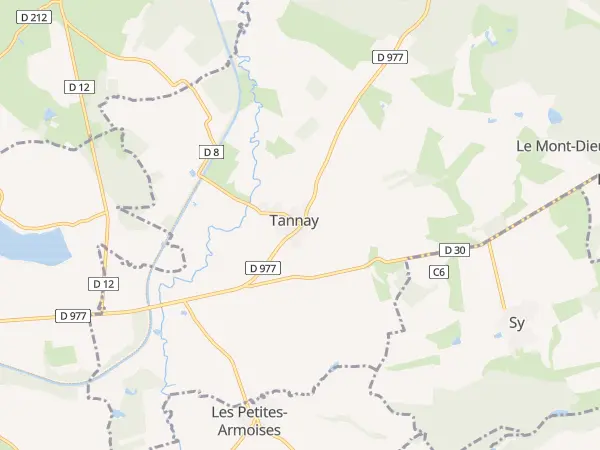 Plan de Tannay-le-Mont-Dieu