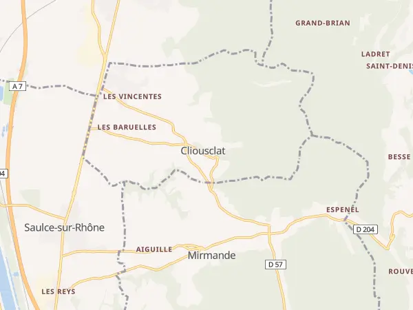 Plan de Cliousclat