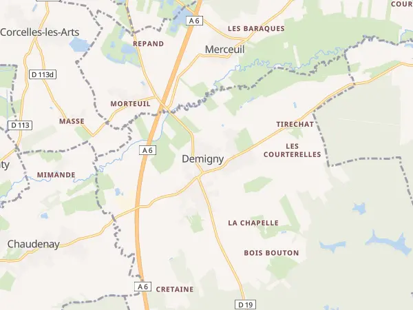 Plan de Demigny