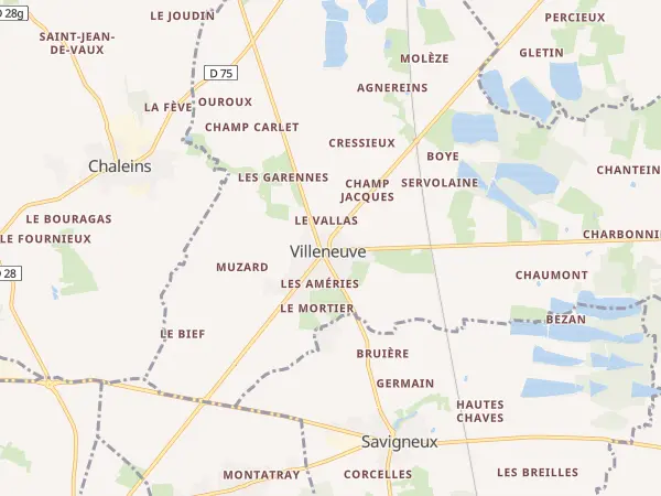 Plan de Villeneuve