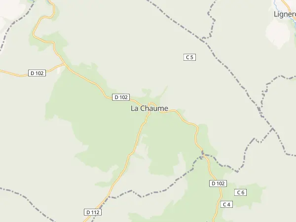 Plan de La Chaume