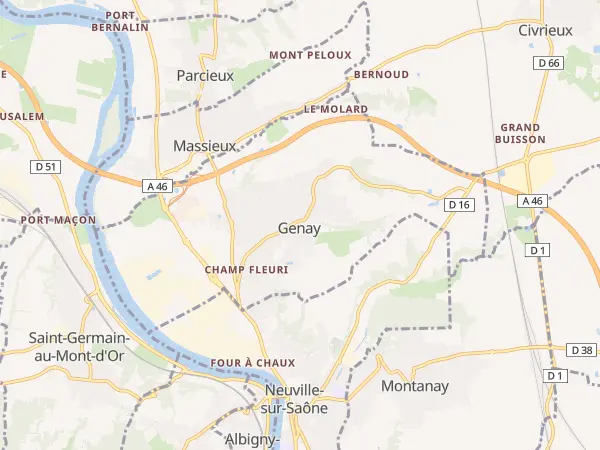 Plan de Genay