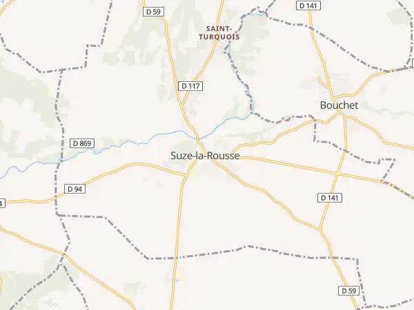 Plan de Suze-la-Rousse