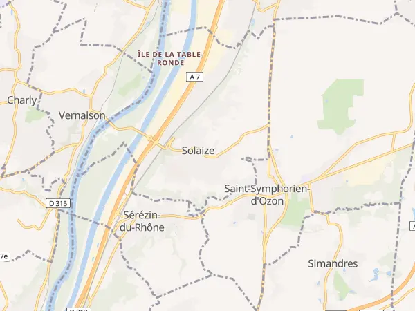 Plan de Solaize