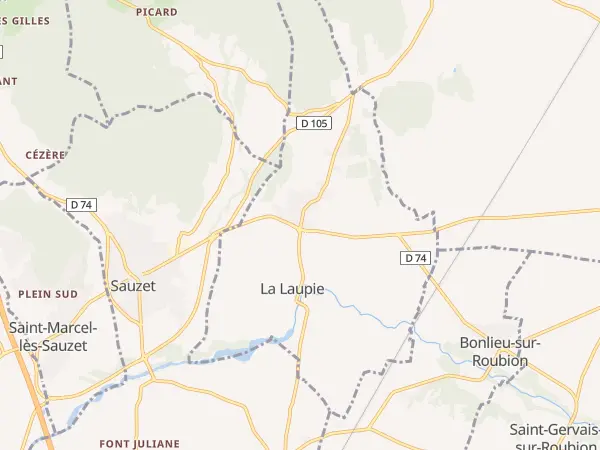 Plan de La Laupie