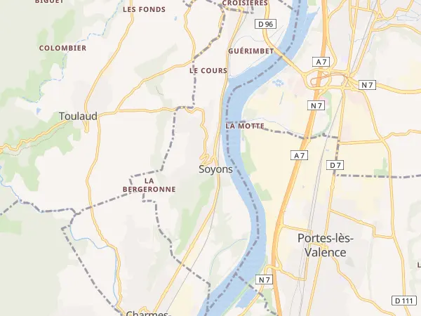 Plan de Soyons