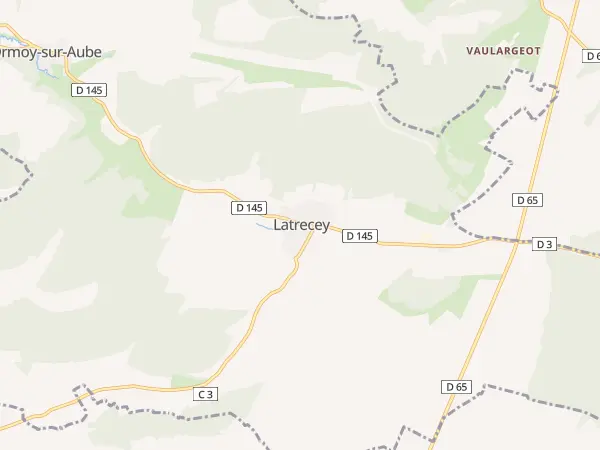 Plan de Latrecey-Ormoy-sur-Aube