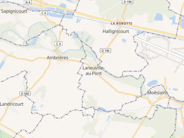 Plan de Laneuville-au-Pont