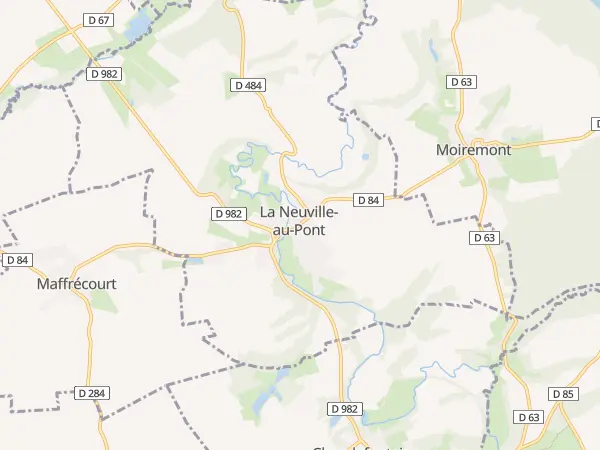 Plan de La Neuville-au-Pont