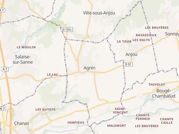 Plan de Agnin