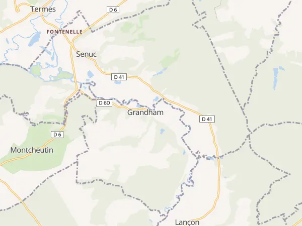 Plan de Grandham