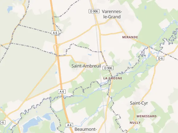 Plan de Saint-Ambreuil