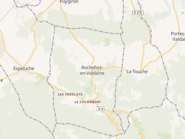 Plan de Rochefort-en-Valdaine