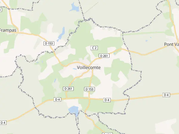Plan de Voillecomte