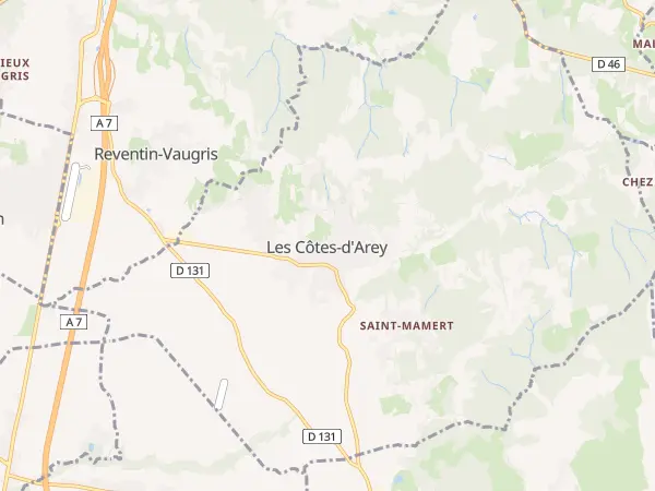 Plan des Côtes-d’Arey