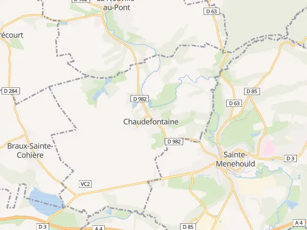 Plan de Chaudefontaine