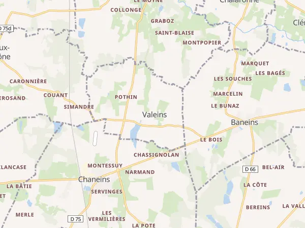 Plan de Valeins