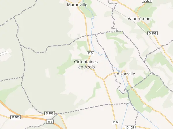 Plan de Cirfontaines-en-Azois