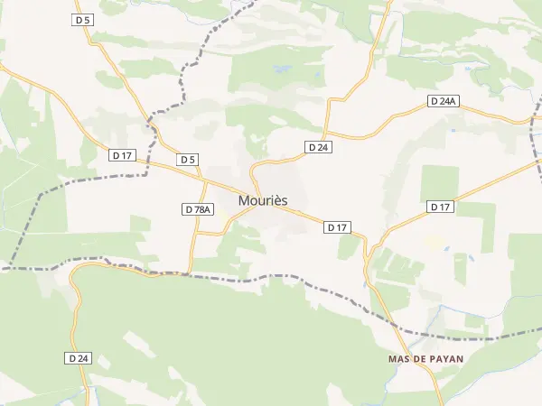 Plan de Mouriès