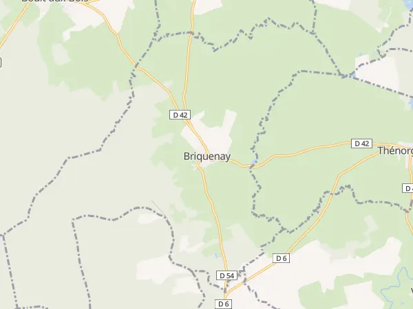 Plan de Briquenay