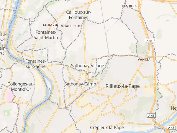 Plan de Sathonay-Village