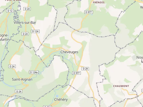 Plan de Cheveuges