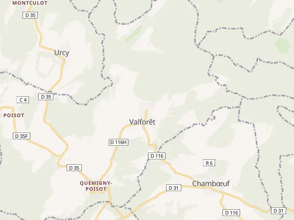 Plan de Valforêt