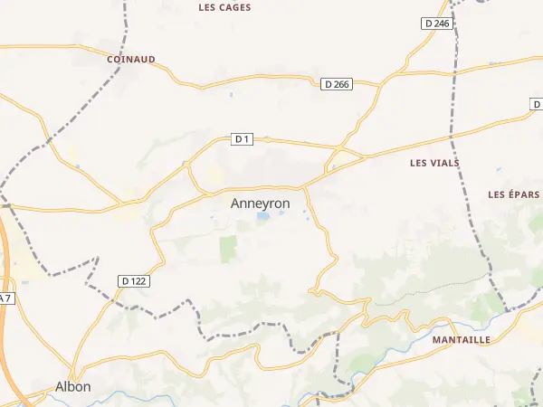 Plan de Anneyron