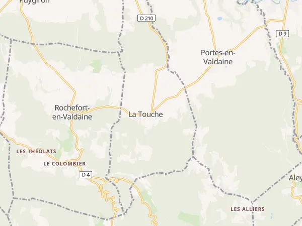 Plan de La Touche