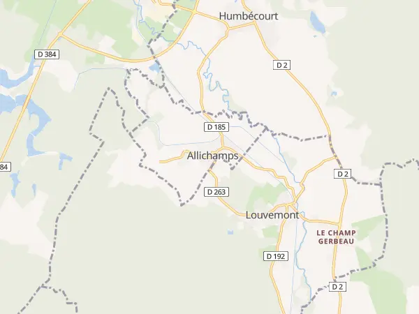 Plan de Allichamps