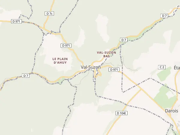 Plan de Val-Suzon