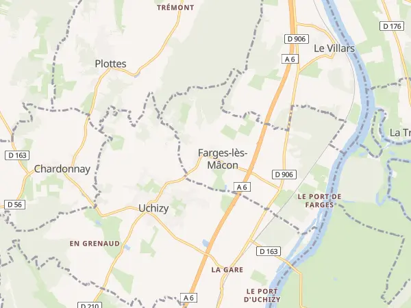 Plan de Farges-lès-Mâcon