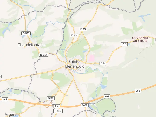 Plan de Sainte-Menehould
