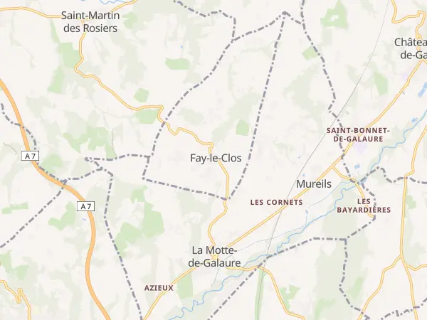 Plan de Fay-le-Clos