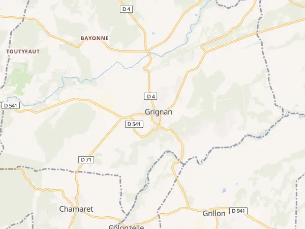 Plan de Grignan