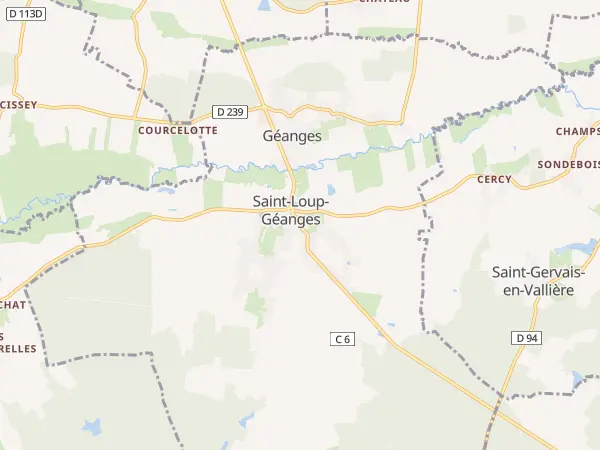 Plan de Saint-Loup-Géanges