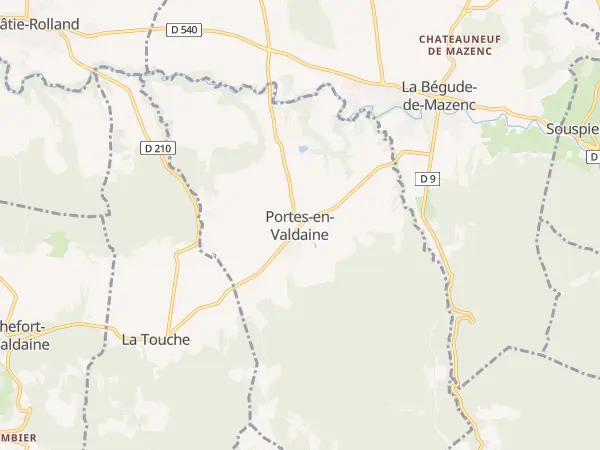 Plan de Portes-en-Valdaine