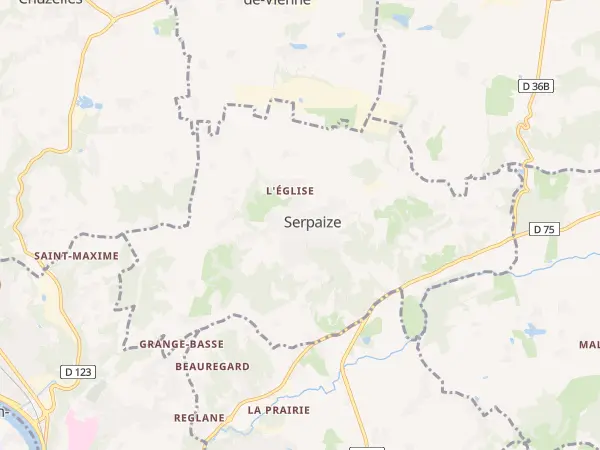 Plan de Serpaize