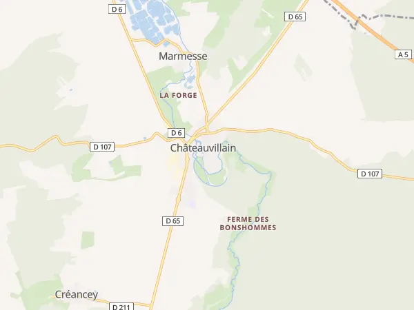 Plan de Châteauvillain